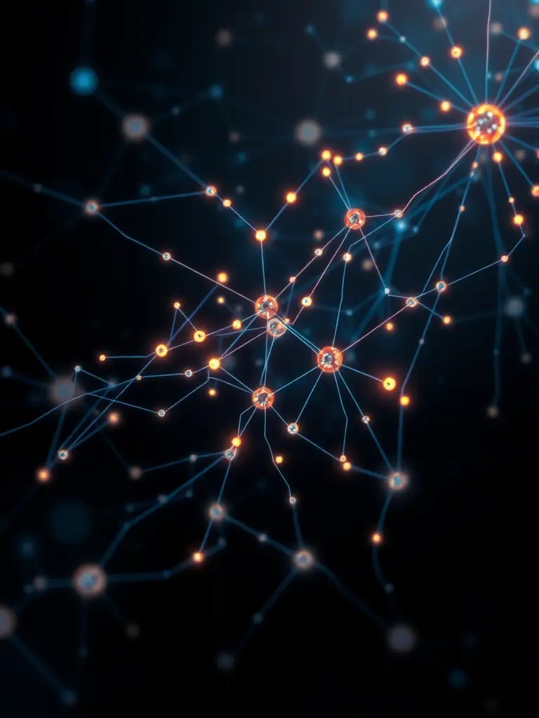 A visual representation of a neural network with interconnected nodes, symbolizing the 'Neural Networks' module.