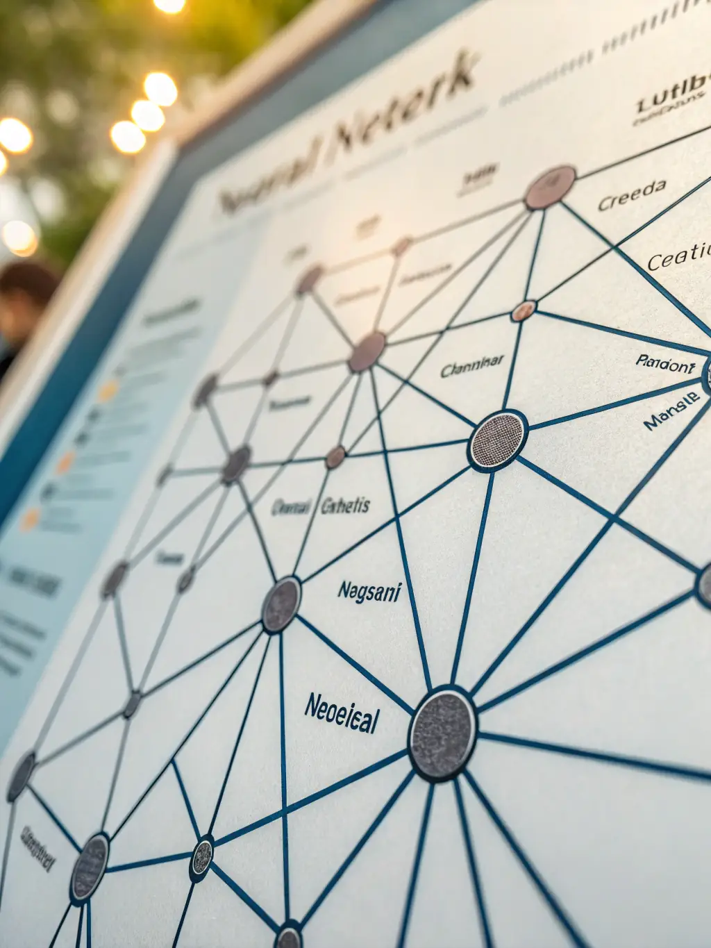 A visualization of a deep learning model, illustrating the complexity and power of neural networks.