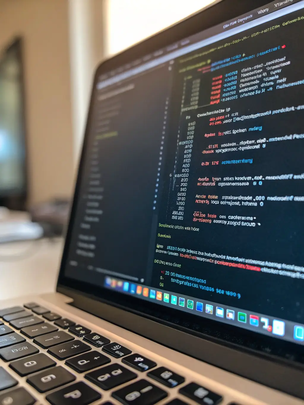 A close-up shot of a neural network diagram on a computer screen, representing the core of the AI module.